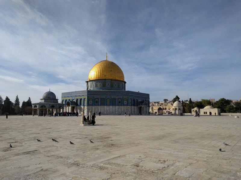 The Dome of the Rock on the Temple Mount